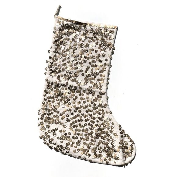 Free People Allover Coin Christmas Stocking - Picture 1 of 4